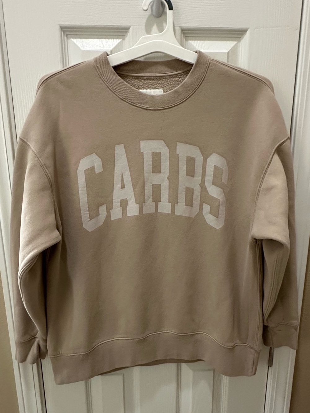Abercrombie & Fitch CARBS Food and Drink Vintage Sunday Crew Sweatshirt Large - Picture 2 of 12